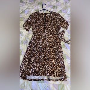 Size 14W Leopard Dress